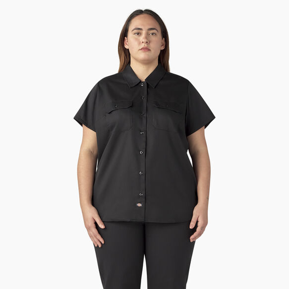 Women&#39;s Plus 574 Original Work Shirts - Black &#40;BSK&#41;