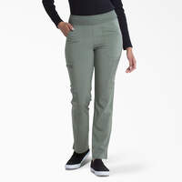 Women's EDS Essentials Cargo Scrub Pants - Olive Green (OLI)