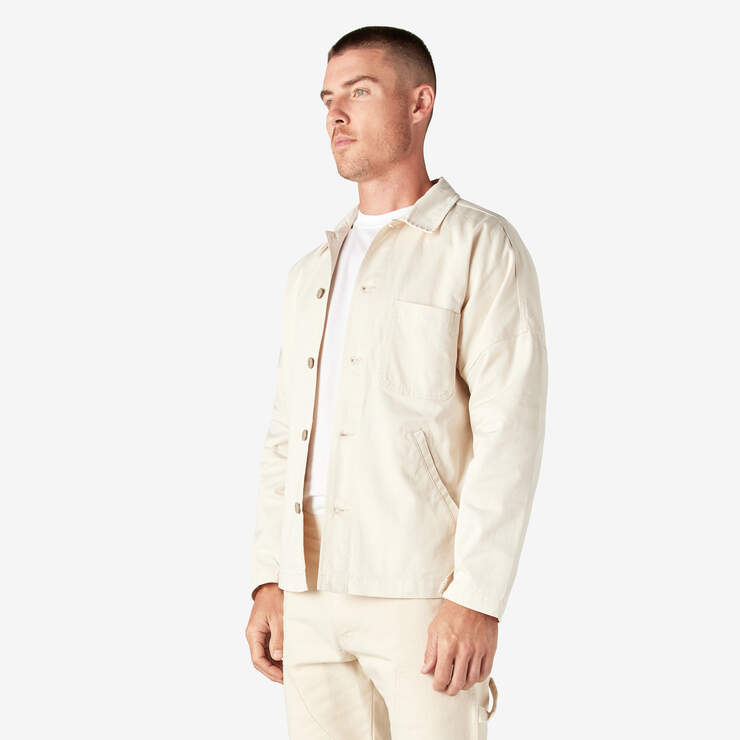 Dickies 1922 Drop Shoulder Shirt Jacket - Rinsed Natural (RNT) image number 3