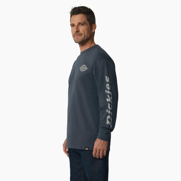 Long Sleeve Heavyweight Logo T-Shirt - Airforce Blue &#40;AF&#41;