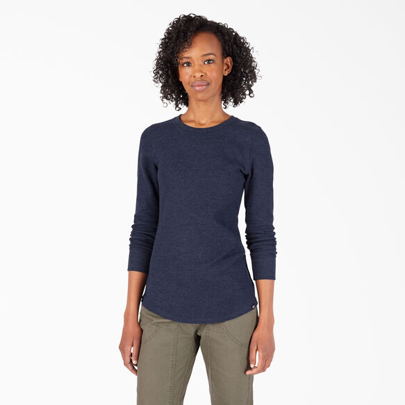 Women&rsquo;s Long Sleeve Thermal Shirt - Ink Navy &#40;ISD&#41;