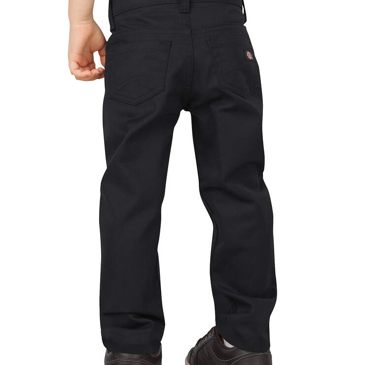 Toddler Flex Slim Fit Skinny Leg FlexWaist® 5-Pocket Pants - Black (BK) image number 2