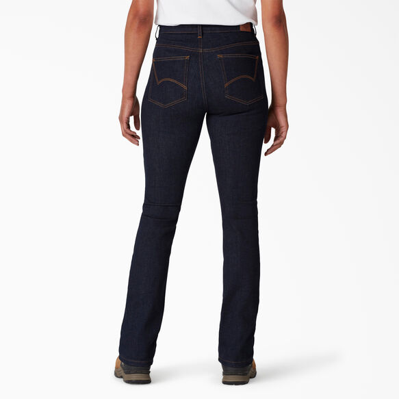 Women&#39;s Perfect Shape High Waist Bootcut Jeans - Rinsed Indigo Blue &#40;RNB&#41;