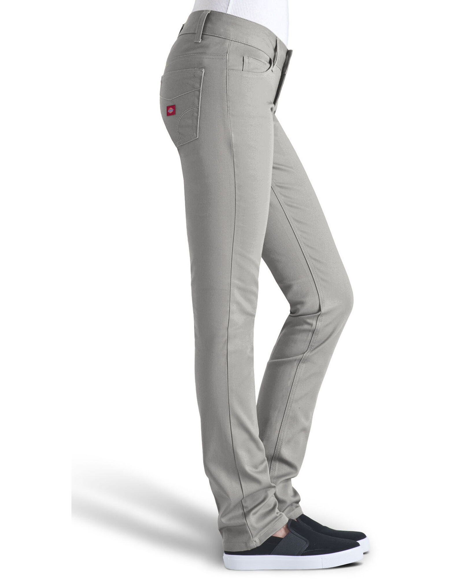dickies girl junior's classic 5 pocket skinny pant