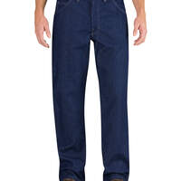 Flame-Resistant Relaxed Fit Straight Leg Carpenter Jeans - Rinsed Indigo Blue (RNB)