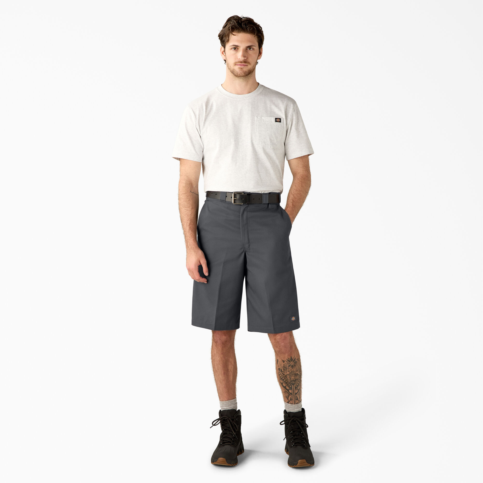 Gray dickies shorts best sale