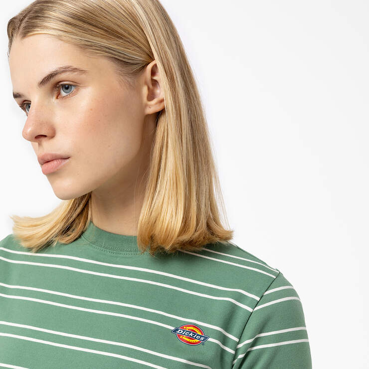 Women's Westover Striped T-Shirt - Dark Ivy (D2I) image number 4