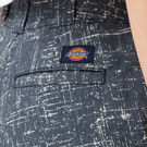 Women&#39;s Stonewashed Wide Leg Work Pants - Rinsed Navy Crosshatch &#40;R2A&#41;