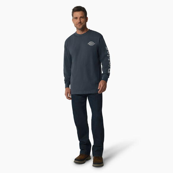 Long Sleeve Heavyweight Logo T-Shirt - Airforce Blue &#40;AF&#41;