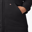 Women&#39;s Plus Heavyweight Full-Zip Hoodie - Black &#40;KBK&#41;