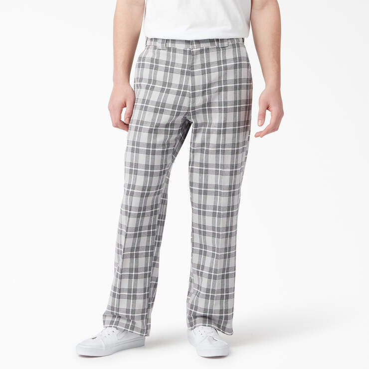Regular Fit Plaid Pants - Ultimate Gray Plaid (UPG) image number 1