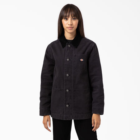 Women&#39;s Duck Canvas Chore Coat - Black &#40;BKX&#41;