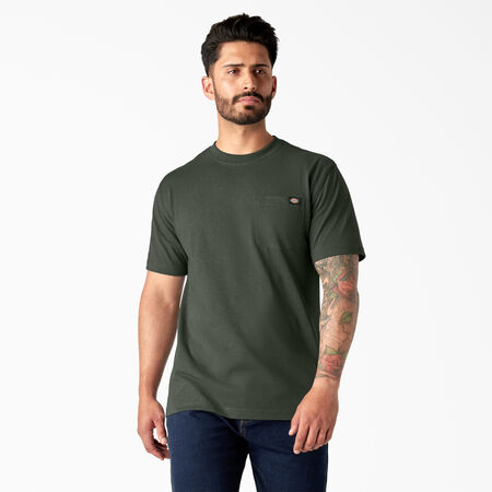 Heavyweight Heathered Short Sleeve Pocket T-Shirt - Stormy Weather Heather &#40;SEH&#41;