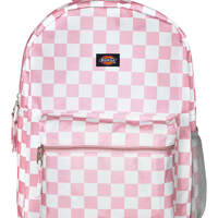 Student Pink Checkered Backpack - Pink White Checkered (CKW)
