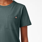 Women&#39;s Heavyweight Short Sleeve Pocket T-Shirt - Lincoln Green &#40;LN&#41;