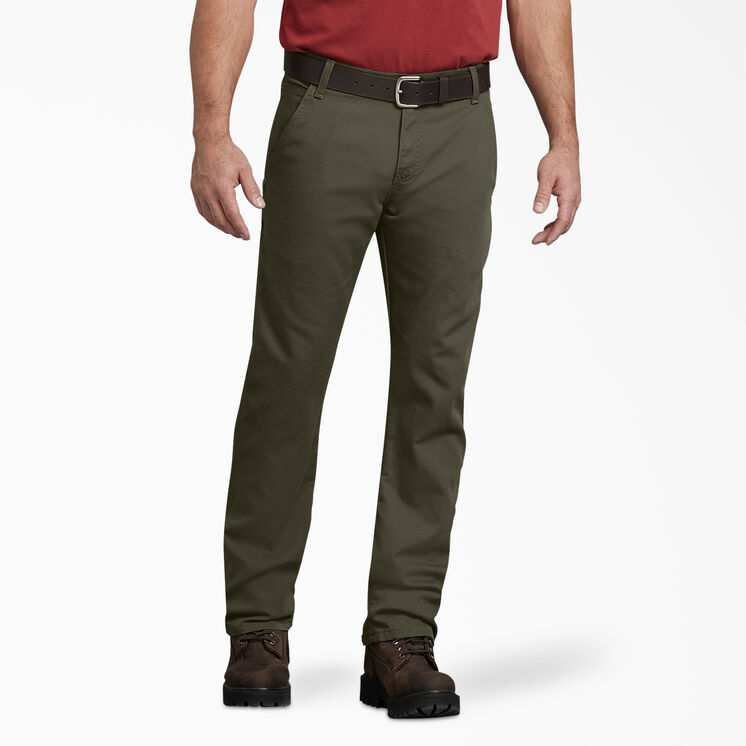 FLEX Regular Fit Duck Carpenter Pants - Stonewashed Moss Green &#40;SMS&#41;