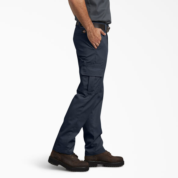 Slim Fit Straight Leg Cargo Pants - Dark Navy &#40;DN&#41;