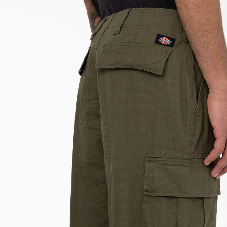 Eagle Bend Relaxed Fit Double Knee Cargo Pants - Military Green (ML) image number 7
