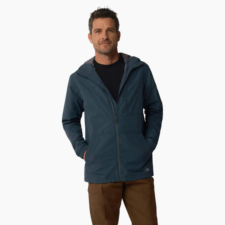 ProTect Cooling Hooded Ripstop Jacket - Airforce Blue (AF) image number 1