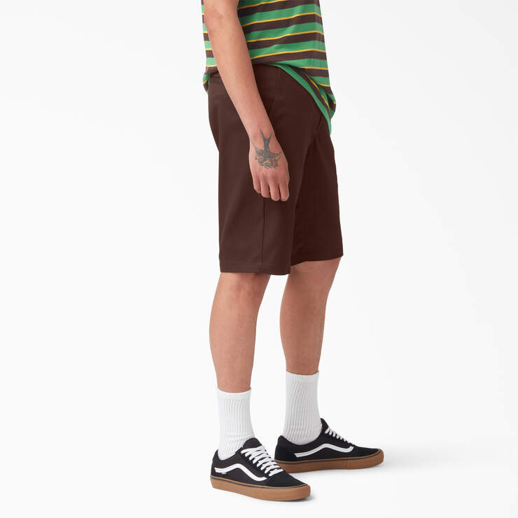 Vincent Alvarez El Sereno Loose Fit Shorts, 13" - Chocolate Brown (CB) image number 3