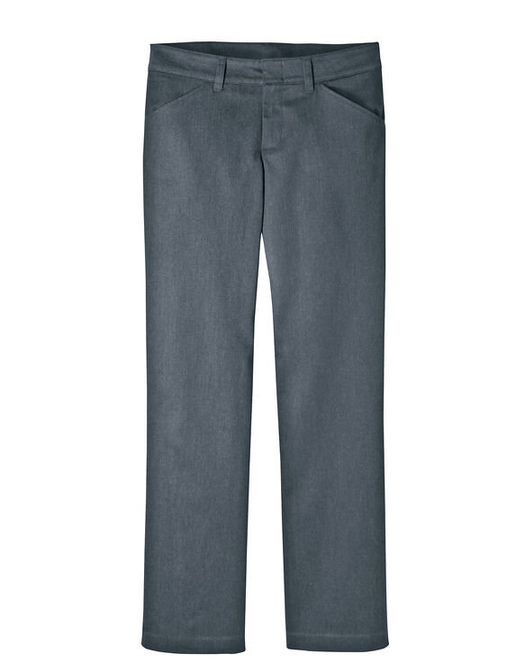 Women's Relaxed Fit Heathered Trouser - DARK CHARCOAL HEATHER (DCH)