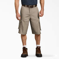 Loose Fit Cargo Work Shorts, 13" - Desert Sand (DS)