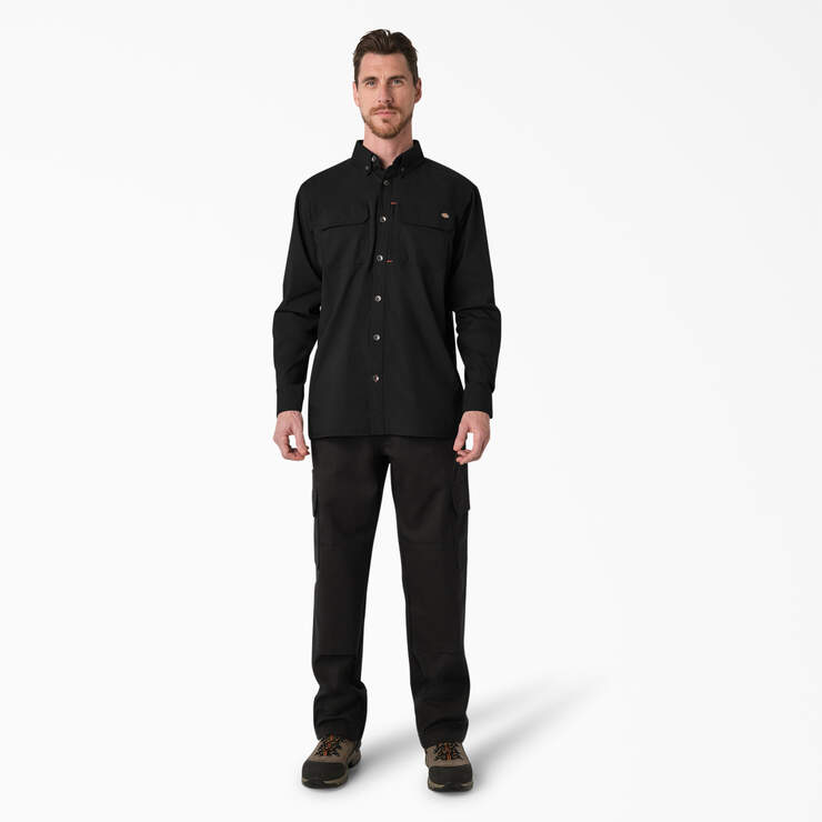 DuraTech Ranger Ripstop Shirt - Black (BK) image number 4
