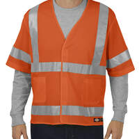 ANSI Mesh Vest with Sleeves, Class 3 - ANSI Orange (AO)