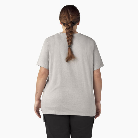 Women&#39;s Plus Heavyweight Logo T-Shirt - Heather Gray &#40;H2&#41;