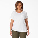 Women&#39;s Plus Cooling Short Sleeve Pocket T-Shirt - White &#40;WH&#41;
