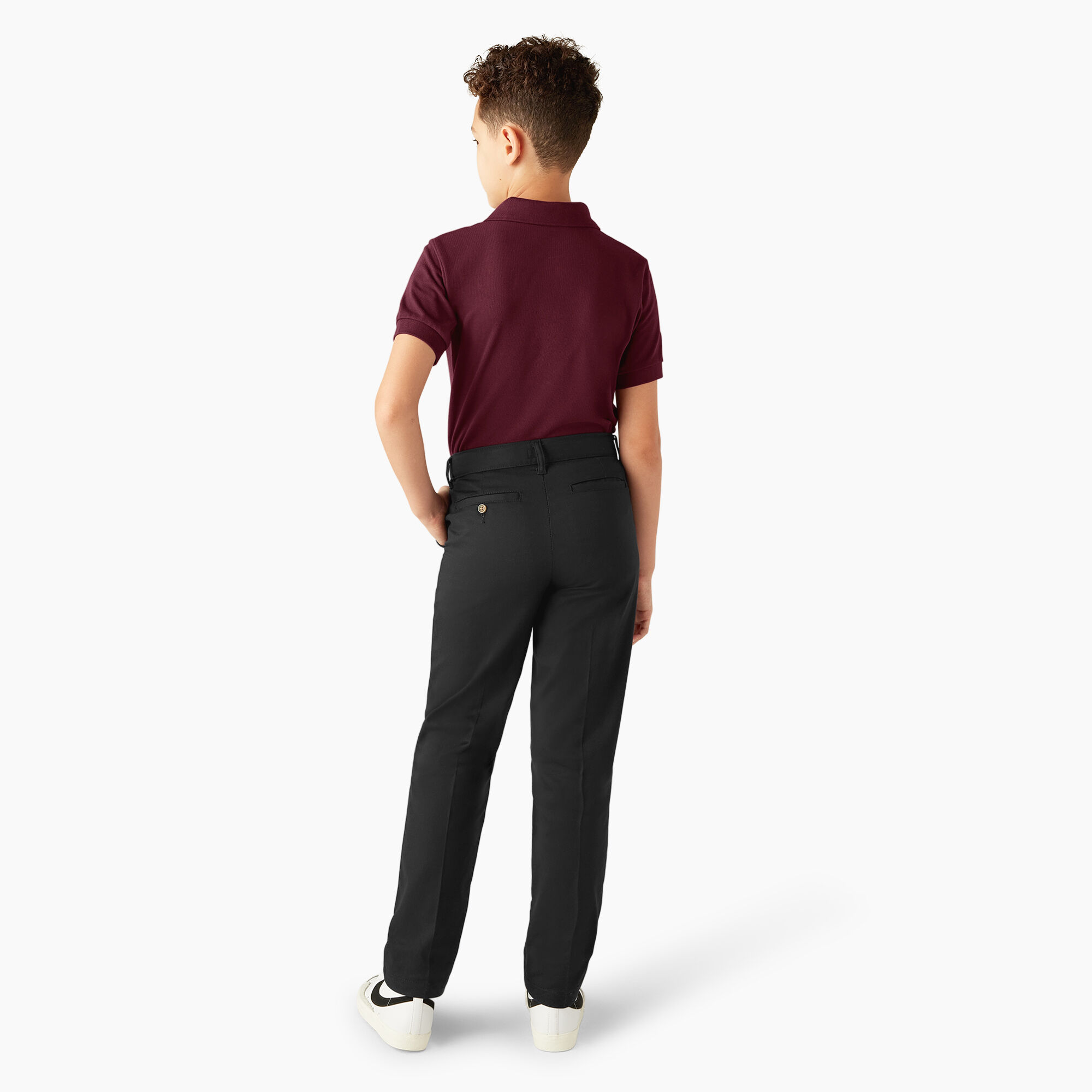 Boys Flex Slim Fit Straight Leg Ultimate Khaki Pants 8 20 Dickies Dickies US