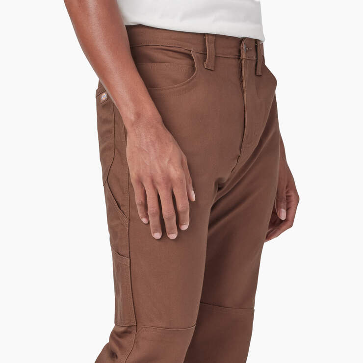 Slim Fit Duck Canvas Double Knee Pants - Timber Brown (TB) image number 8