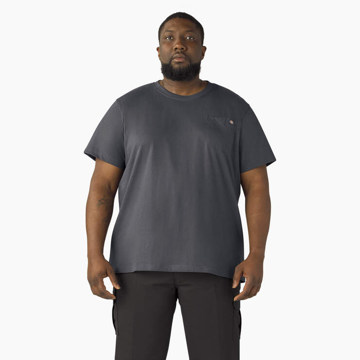 Lightweight Short Sleeve Pocket T-Shirt - Charcoal Gray (CH) image number 4