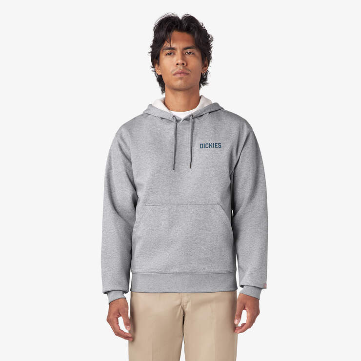Water Repellent Graphic Hoodie - Heather Gray (HG) image number 2