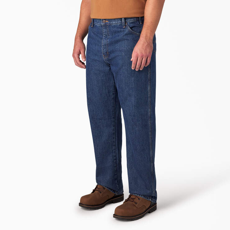 Regular Fit Jeans - Stonewashed Indigo Blue (SNB) image number 6
