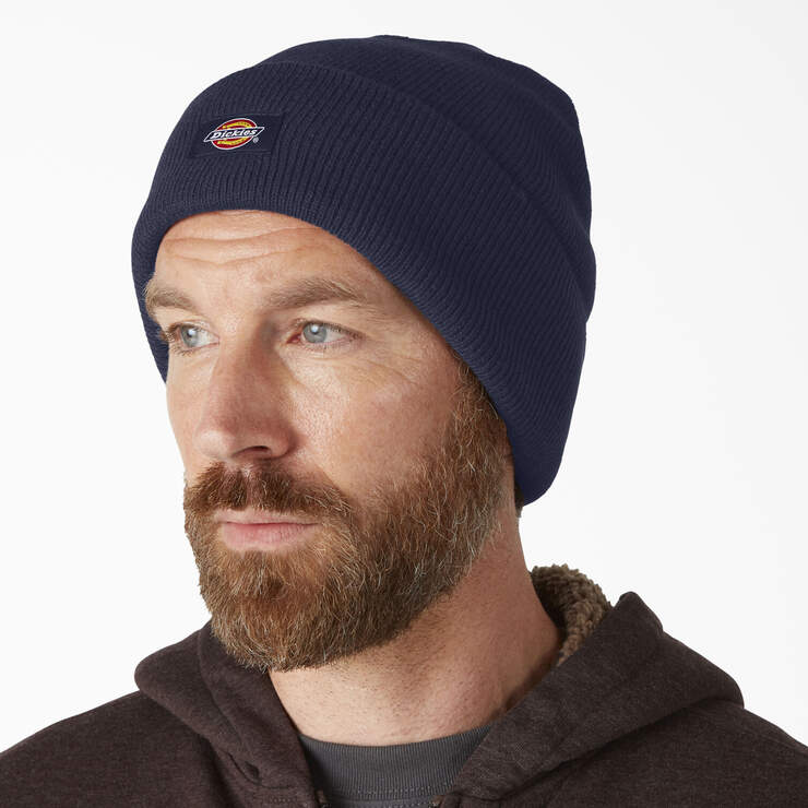 Cuffed Knit Beanie - Ink Navy (ZIK) image number 3