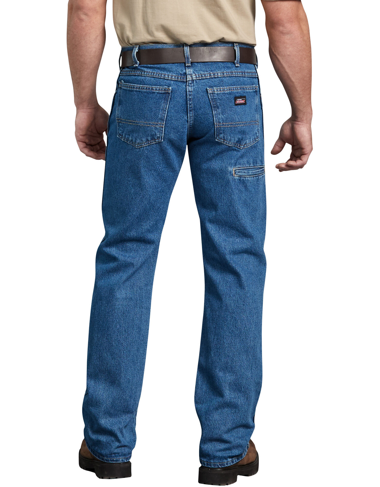 Genuine Dickies Regular Fit Pocket Jeans Stonewashed Indigo Blue Size ...