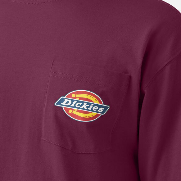 Chest Logo Pocket T-Shirt - Grape Wine &#40;GW9&#41;