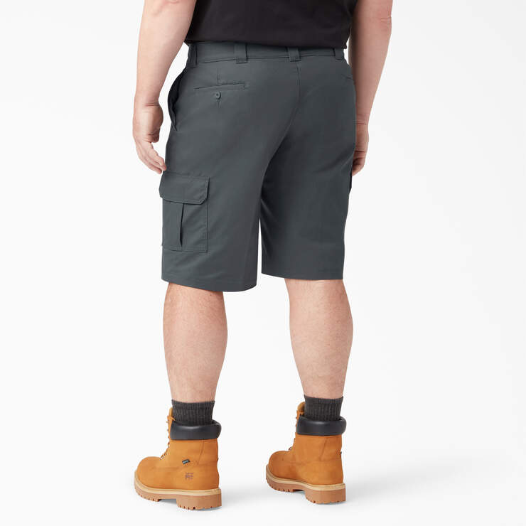 FLEX Cooling Active Waist Regular Fit Cargo Shorts, 11" - Charcoal Gray (CH) image number 5
