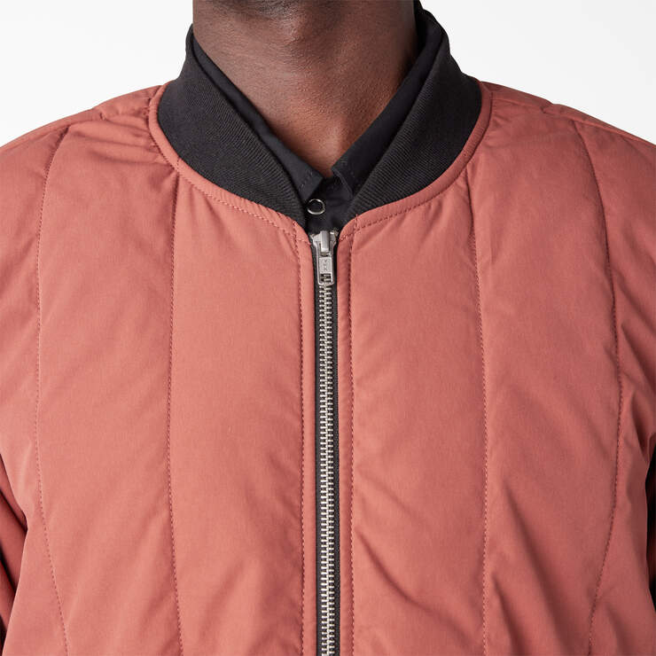 Dickies Premium Collection Quilted Jacket - Mahogany (NMY) image number 7