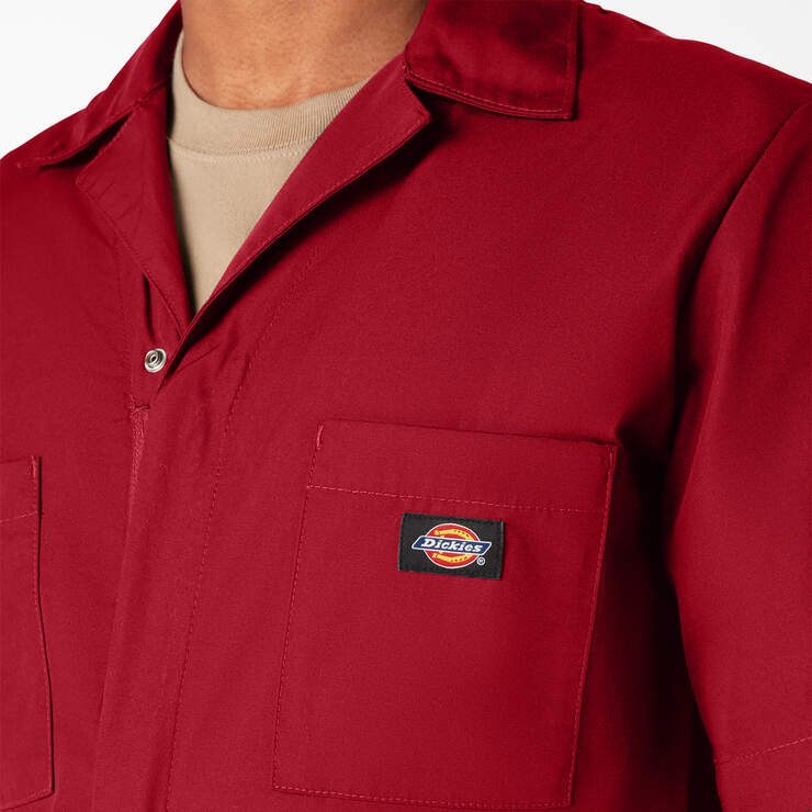 Short Sleeve Coveralls - Red (RD) image number 8