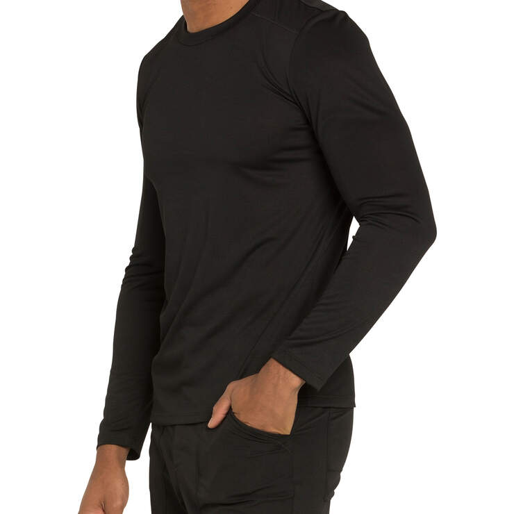 Men's Dynamix Long Sleeve Knit T-Shirt - Black (BLK) image number 2