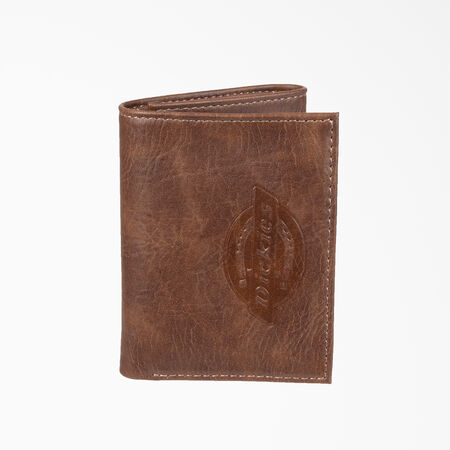 Embossed Logo Trifold Wallet - Tan &#40;FTN&#41;