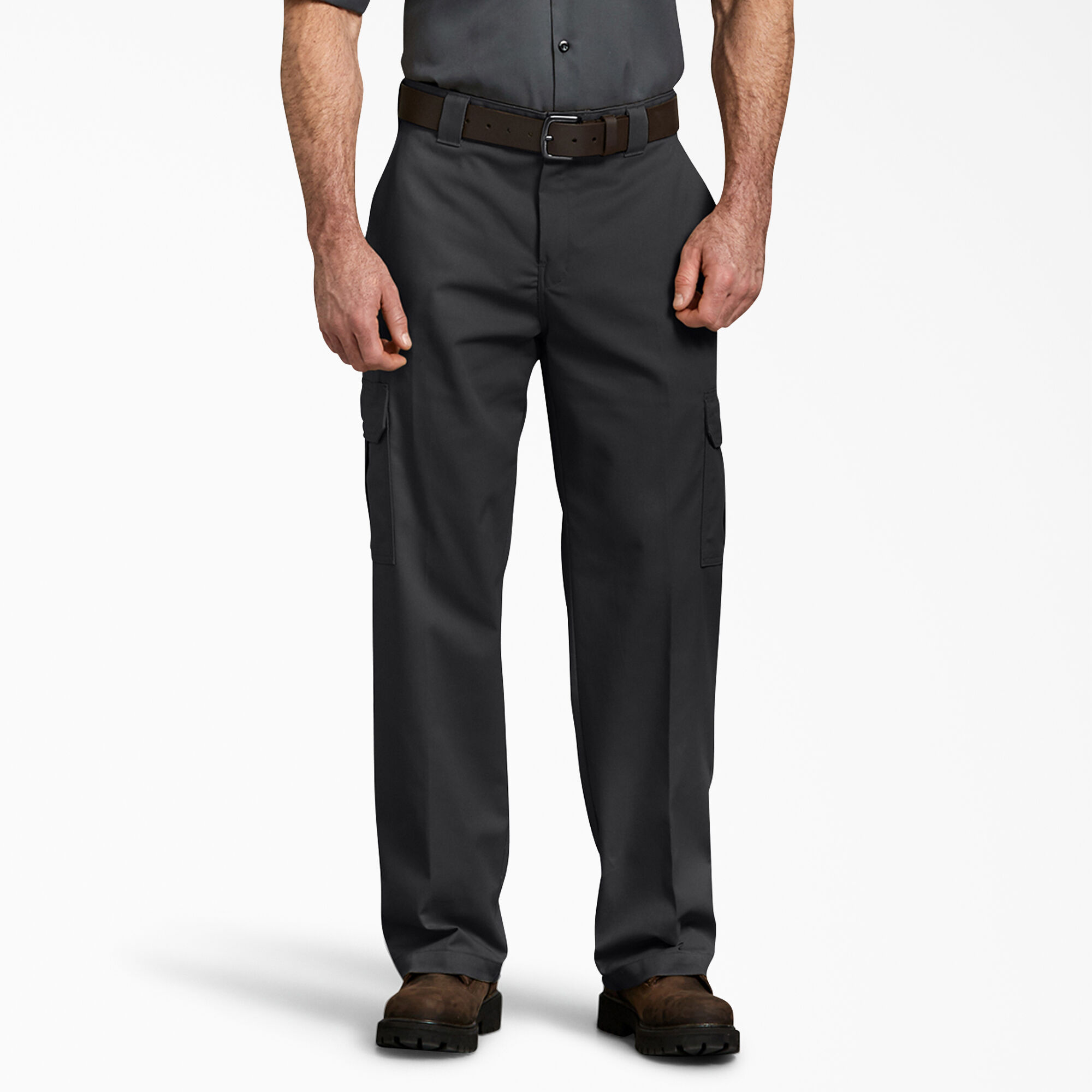 Reforzada Rango de Rodillas Color Negro Dickies Cargo Pantalones/Pantalones de Trabajo wd884 