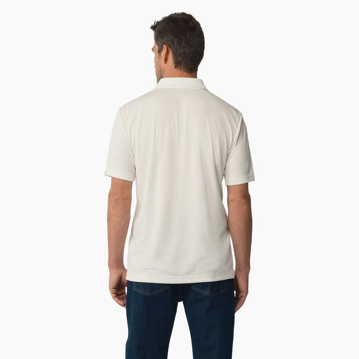 Short Sleeve Performance Polo Shirt - White (WH) image number 2