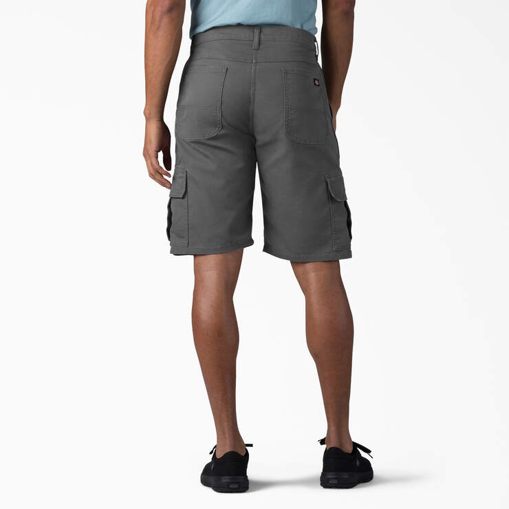 FLEX Relaxed Fit Duck Cargo Shorts, 11" - Stonewashed Slate (SSL) image number 2