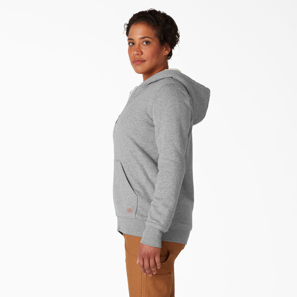 Women&rsquo;s Sherpa Lined Hoodie - Ash Gray &#40;AG&#41;