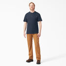 Short Sleeve Heavyweight Henley T-Shirt - Dark Navy &#40;DN&#41;