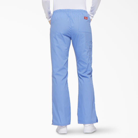 Women&#39;s EDS Signature Flare Leg Cargo Scrub Pants - Ceil Blue &#40;CBL&#41;