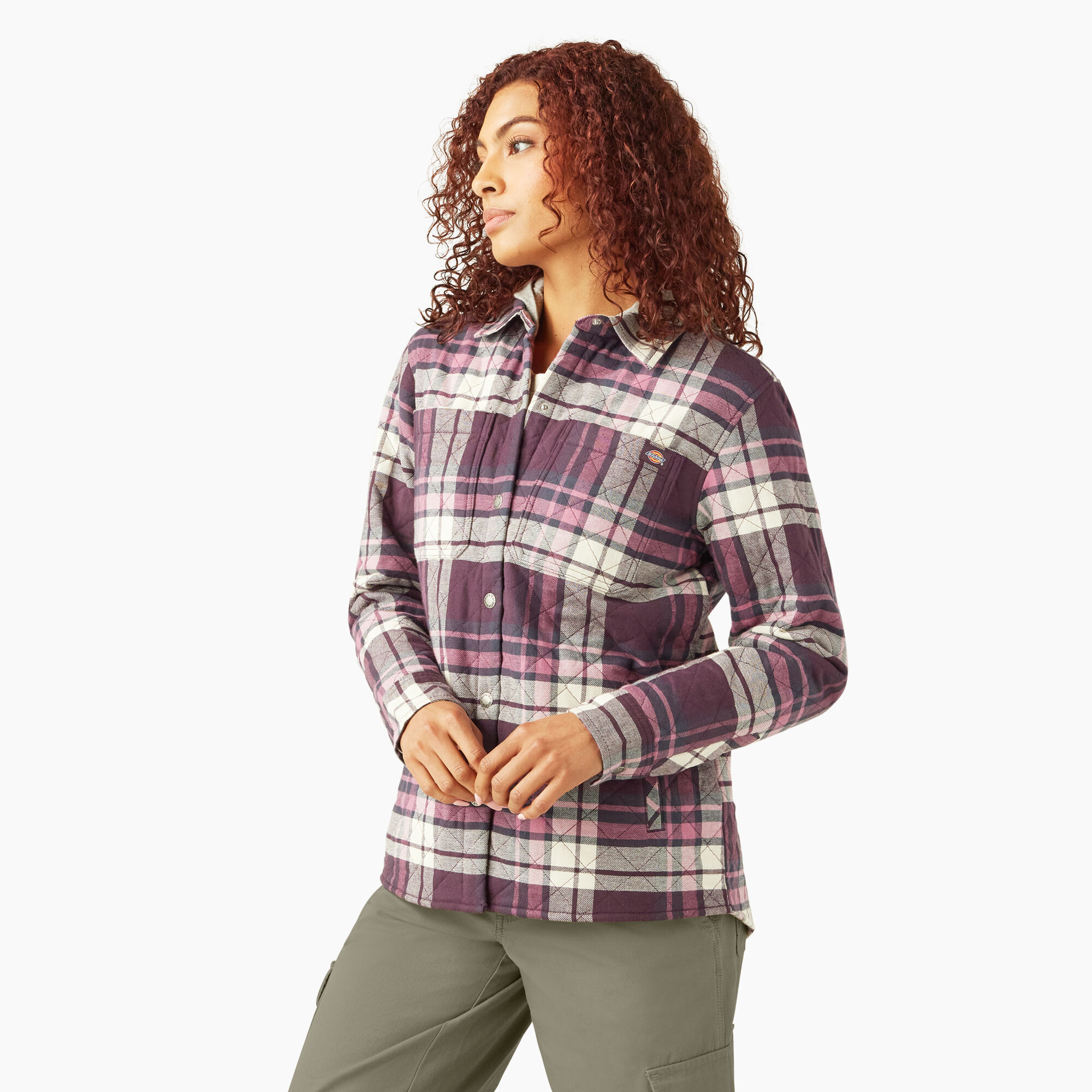 Dickies flannel jacket with hood hot sale